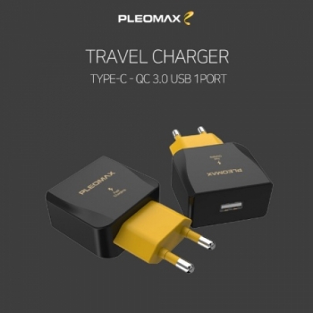 PLEOMAX[PLEOMAX] ÷ƽ CŸ USB 1Ʈ   ޼ QC 3.0
